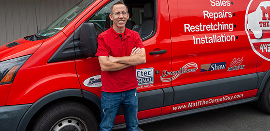 Matt The Carpet Guy and his in-house installers utilize their years of experience to make your shopping and installation experiences both easy and enjoyable. All of our carpet and flooring are competitively priced. 